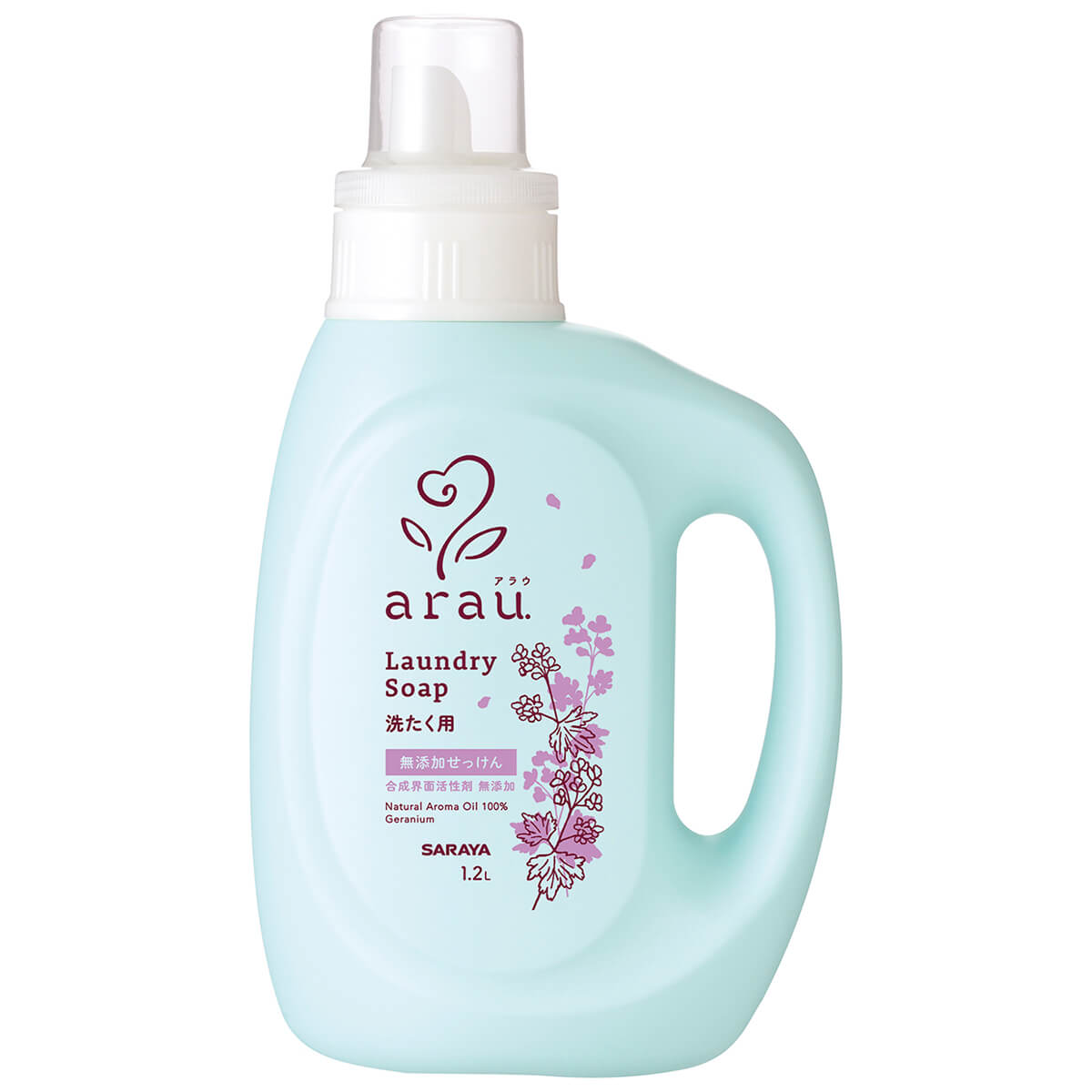 アラウ. 洗たくせっけん ゼラニウム 1.2L