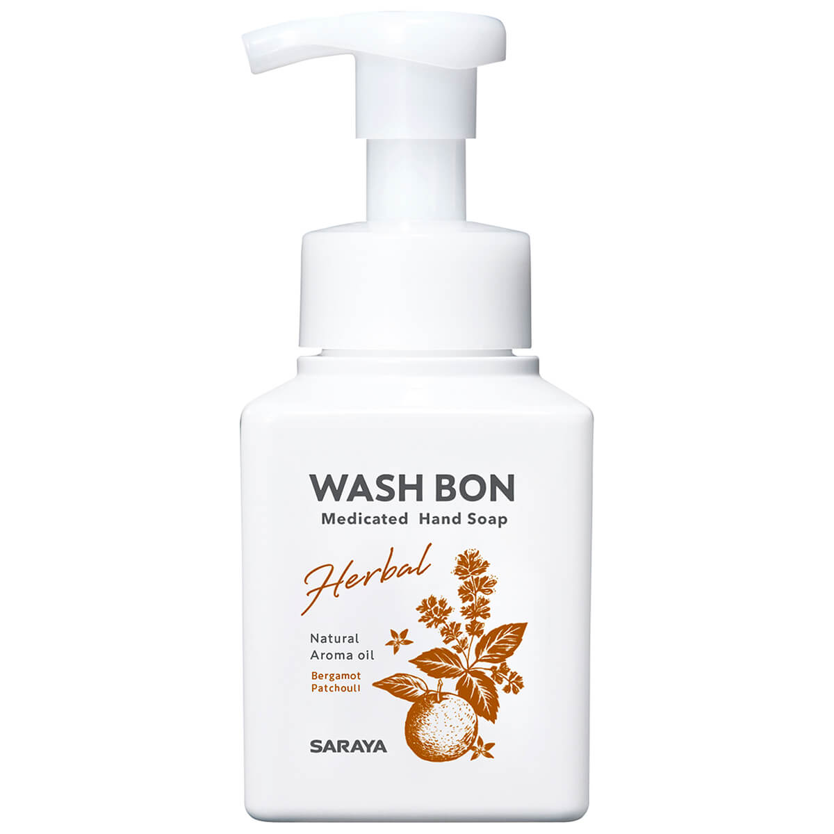 ウォシュボン ハーバル 薬用ハンドソープ ベルガモット&パチョリの香り 310mL 【医薬部外品】