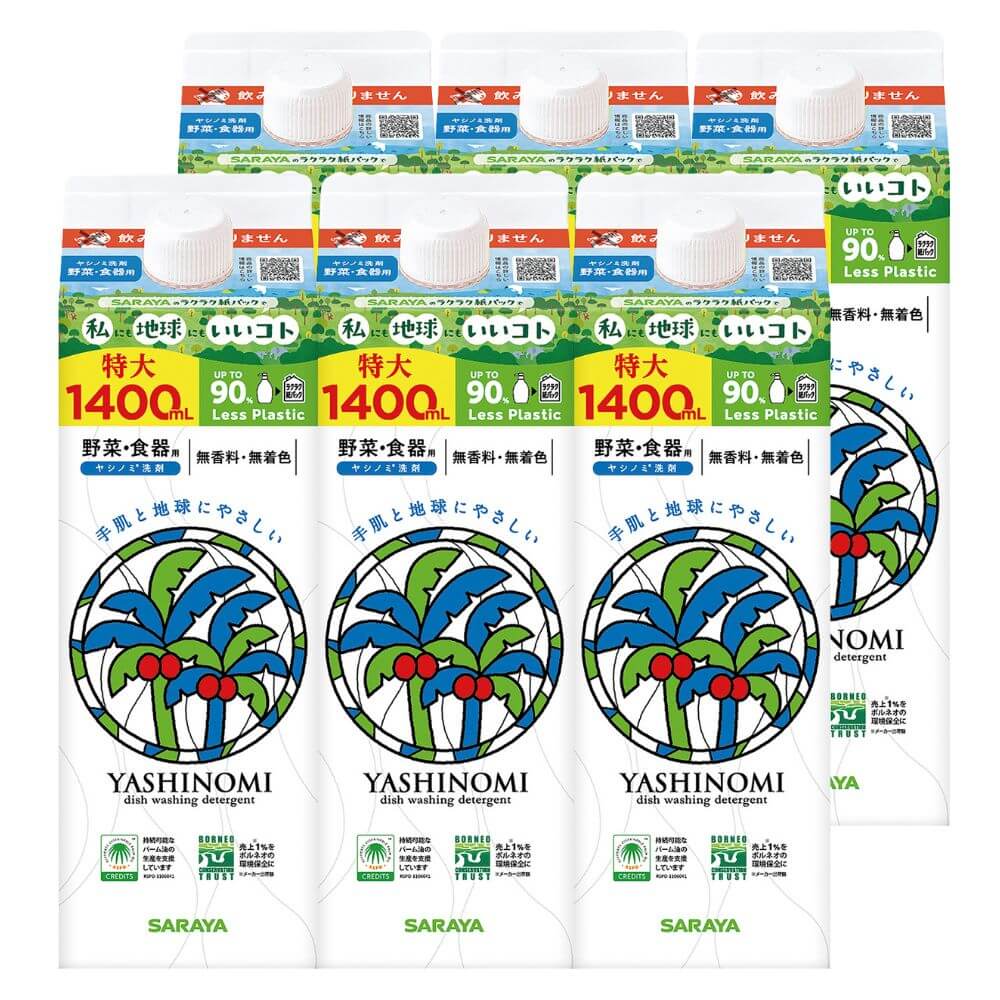 ヤシノミ 洗剤 1400mL×6 詰替用
