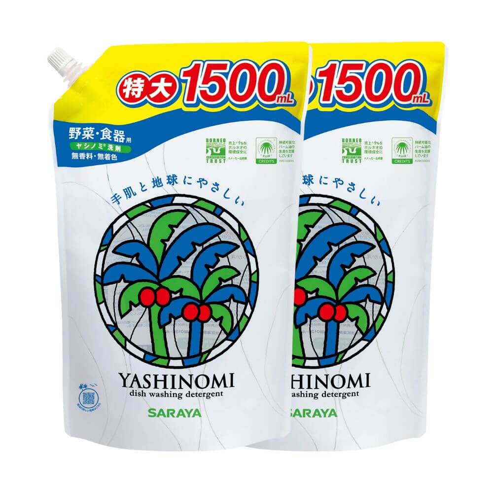 ヤシノミ 洗剤 1500mL×2 詰替用
