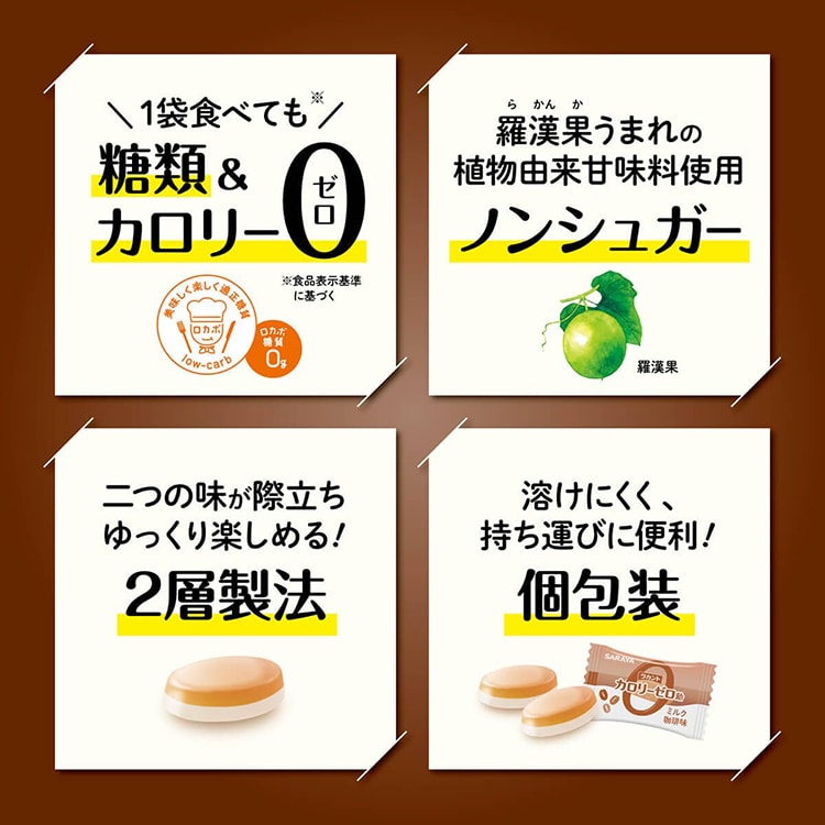1袋食べても 糖類＆カロリーゼロ