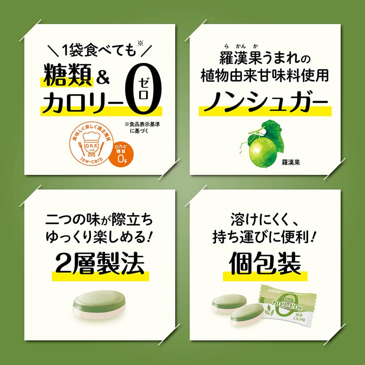 1袋食べても 糖類＆カロリーゼロ