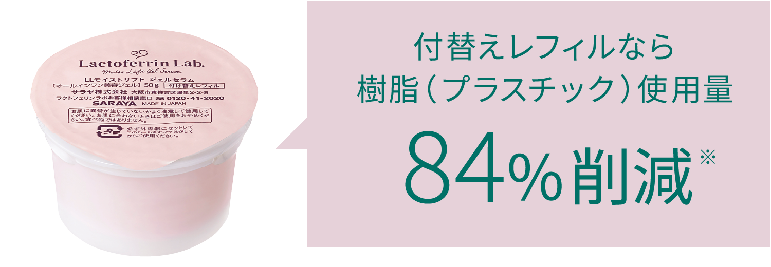 オールインワン美容ジェル ラクトフェリン ラボ | サラヤ株式会社