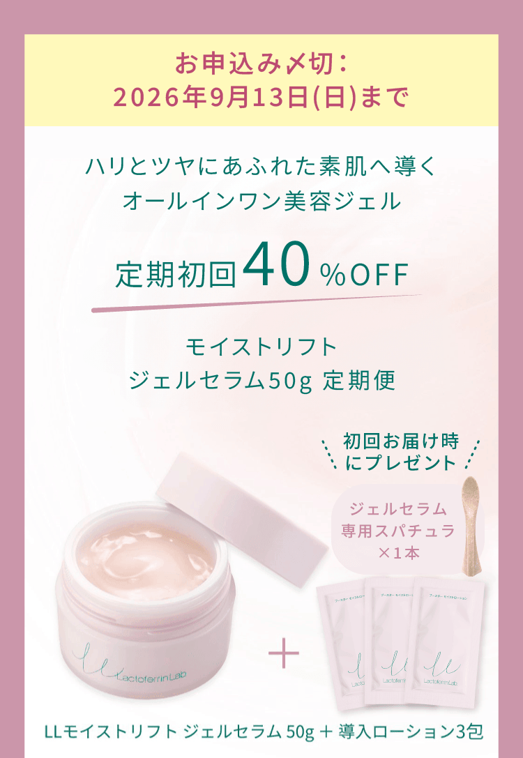トライアルセットをご購入いただいた方だけの定期初回40%OFF