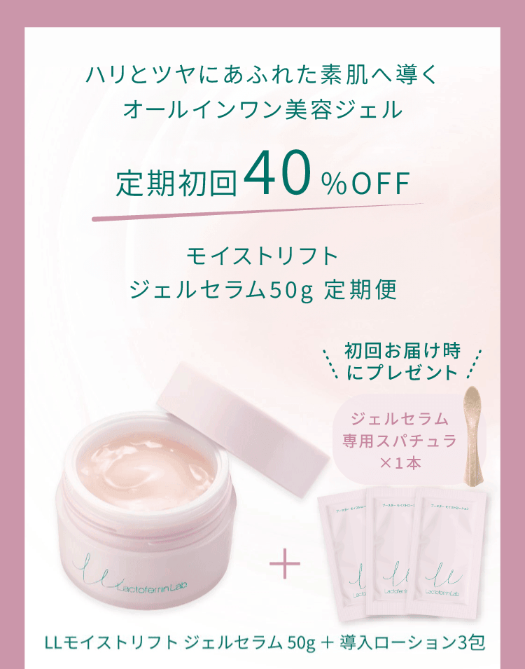 トライアルセットをご購入いただいた方だけの定期初回40%OFF