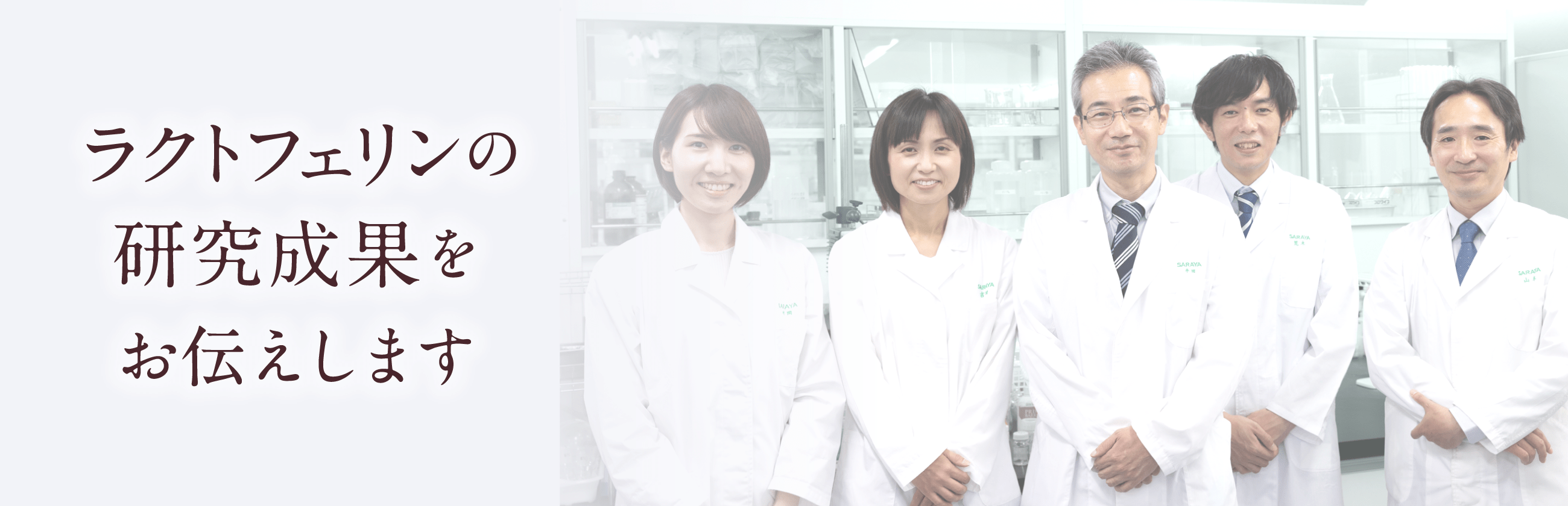 ラクトフェリンの研究成果をお伝えします