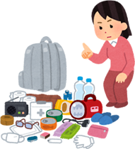 非常用バッグにも感染症対策品を!