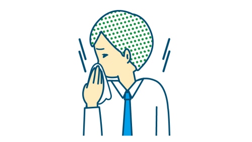 他の人から顔をそむける