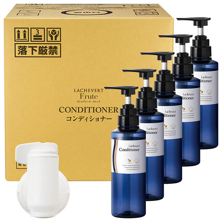 【セット】 ラシュヴェール フルーテ コンディショナー 20L ＋ 詰替ボトル 300mL × 5本 セット