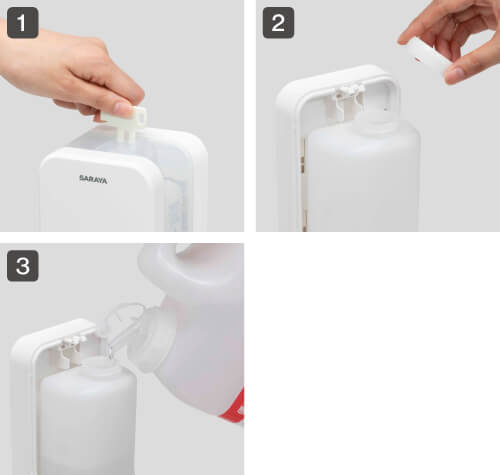 薬剤の補充手順